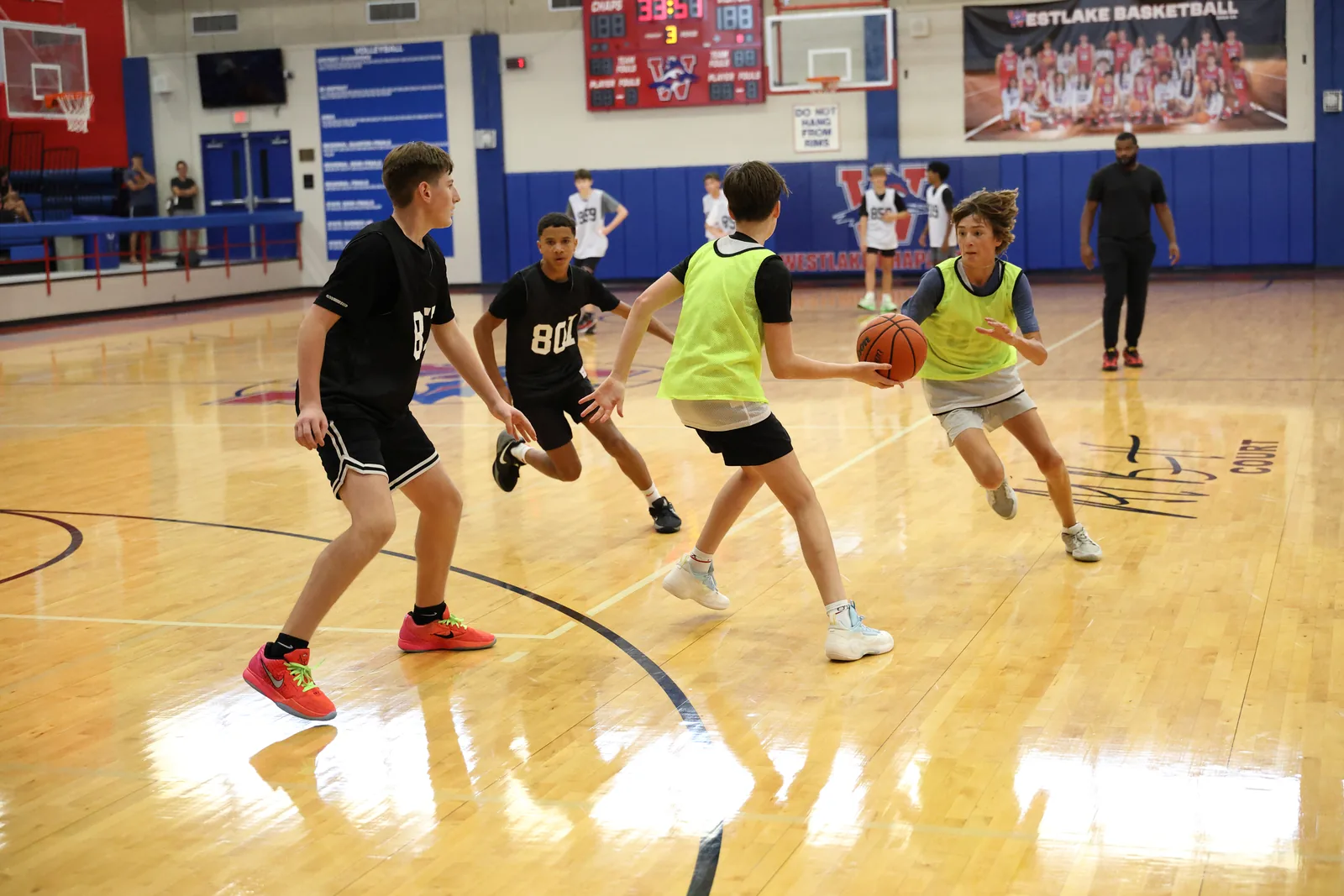 1891 Basketball defensive drill